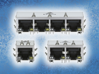RJ45局域網插座: 愛普科斯低插入損耗、高噪聲抑制產品