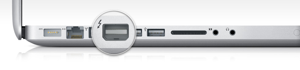 Thunderbolt現(xiàn)配備于全新 MacBook Air、MacBook Pro、iMac 和 Mac mini 之上