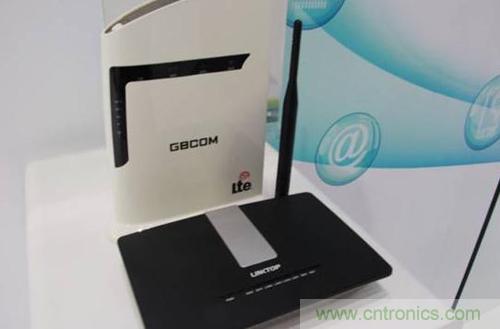 圖4：基于聯(lián)芯科技4模11頻基帶芯片 LC1761的TD-LTE CPE。