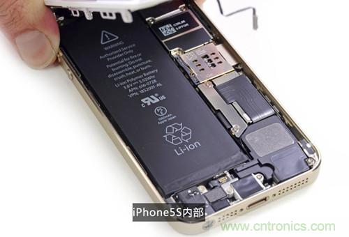 土豪金iPhone 5S拆解：內(nèi)部結(jié)構(gòu)升級(jí)，維修難度增加