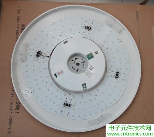 高端大氣上檔次！智能遙控調(diào)光LED吸頂燈拆解