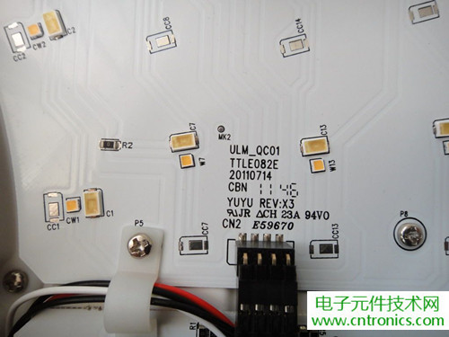 高端大氣上檔次！智能遙控調(diào)光LED吸頂燈拆解