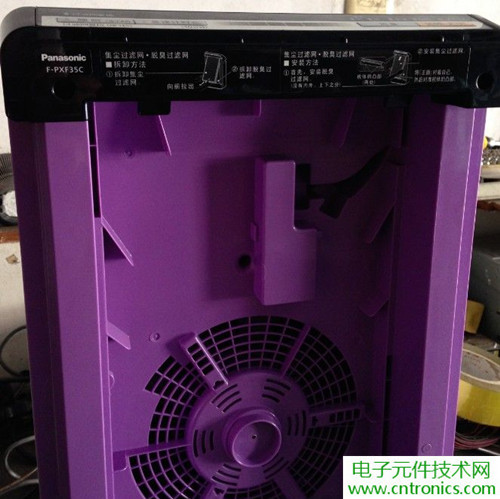 PM2.5殺手！松下納米水離子空氣凈化器拆解
