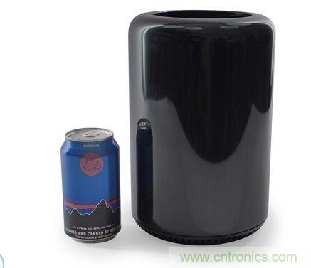 全新Mac Pro真的非常小，這是與易拉罐的對比