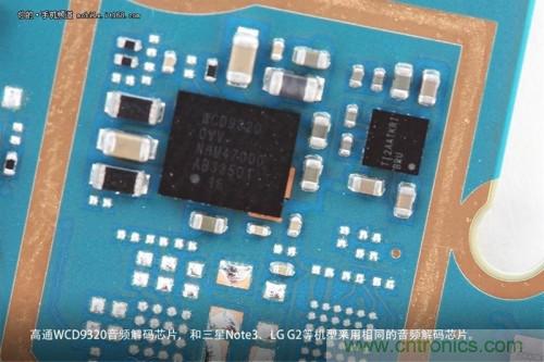 WCD9320音頻解碼芯片，和Note 3以及G2上采用的一模一樣