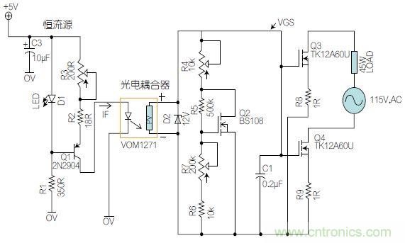 圖1：基于有源器件的線性區(qū)域進(jìn)行功率控制。