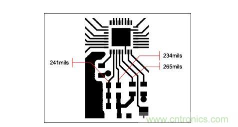 一個緊湊的PCB布局，寄生效應(yīng)會對電路產(chǎn)生影響。