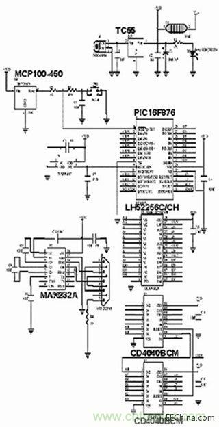  圖1、圖2、圖4和圖5中布線的電路原理圖