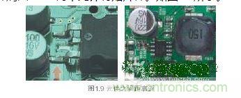 元件之間的距離放置不規(guī)范，可維修性差
