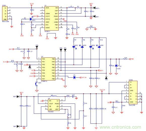 移動(dòng)電源電路的三種設(shè)計(jì)方案，哪個(gè)技高一籌？