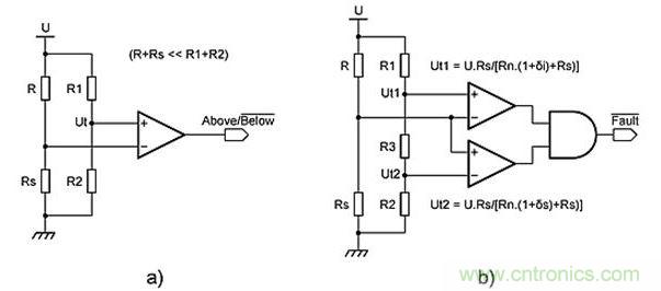 惠斯通電橋拓撲。