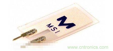 Measurement Specialties 的 MSP1006 壓電晶體。