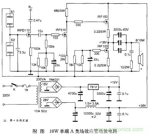 場(chǎng)效應(yīng)管特性及單端甲類(lèi)功放制作全過(guò)程