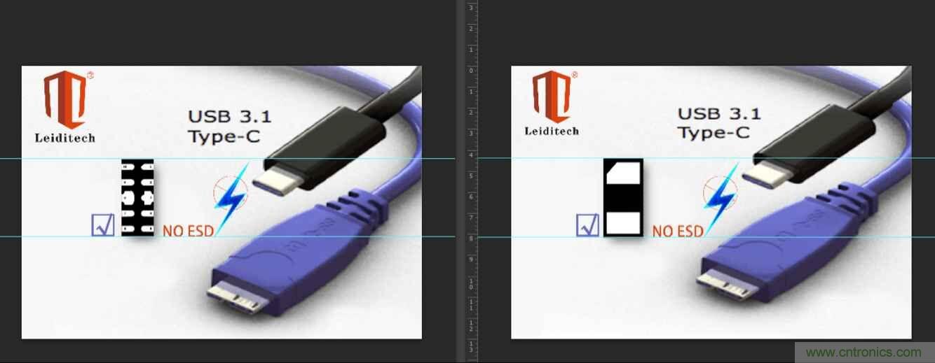 Leiditech推出超低電容ESD，用來(lái)保護(hù)USB Type-C