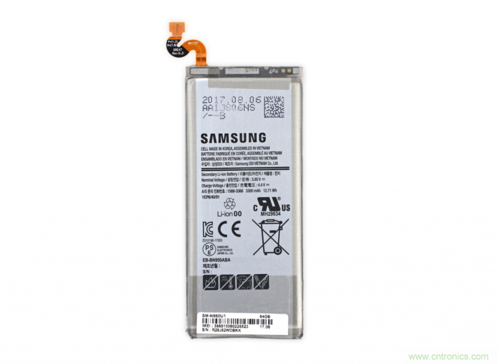 三星Note 8拆解，模塊化+分離式設(shè)計(jì)成趨勢(shì)？
