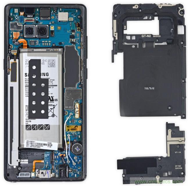 三星Note 8拆解，模塊化+分離式設(shè)計(jì)成趨勢(shì)？