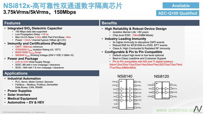 納芯微:數(shù)字隔離助力新能源汽車安全隔離的新挑戰(zhàn)
