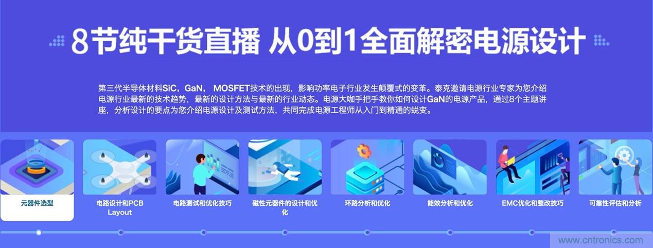 致工程師系列之三：高效GaN電源設(shè)計(jì)八部曲，泰克系列視頻課堂實(shí)操秘籍