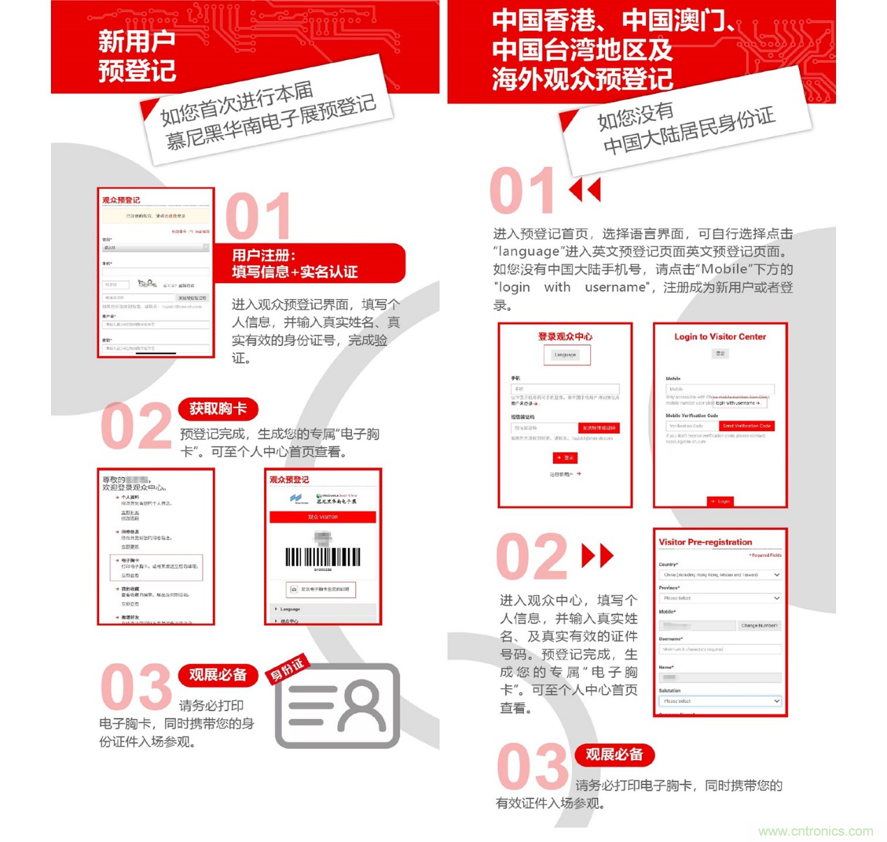 2020慕尼黑華南電子展觀眾預(yù)登記通道開啟！