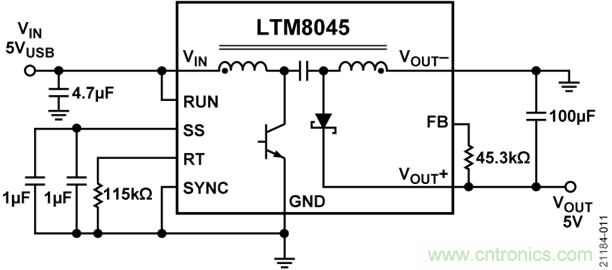 USB供電、915MHz ISM無線電頻段、具有過溫管理功能的1W功率放大器