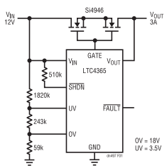 為敏感電路提供過(guò)壓及電源反接保護(hù)！