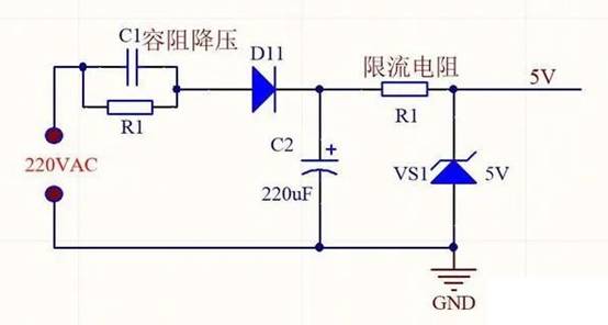 220V直接串聯(lián)電阻降壓5V能給手機充電嗎？