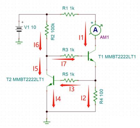 2個(gè)NPN三極管組成的恒流電路，如何工作？